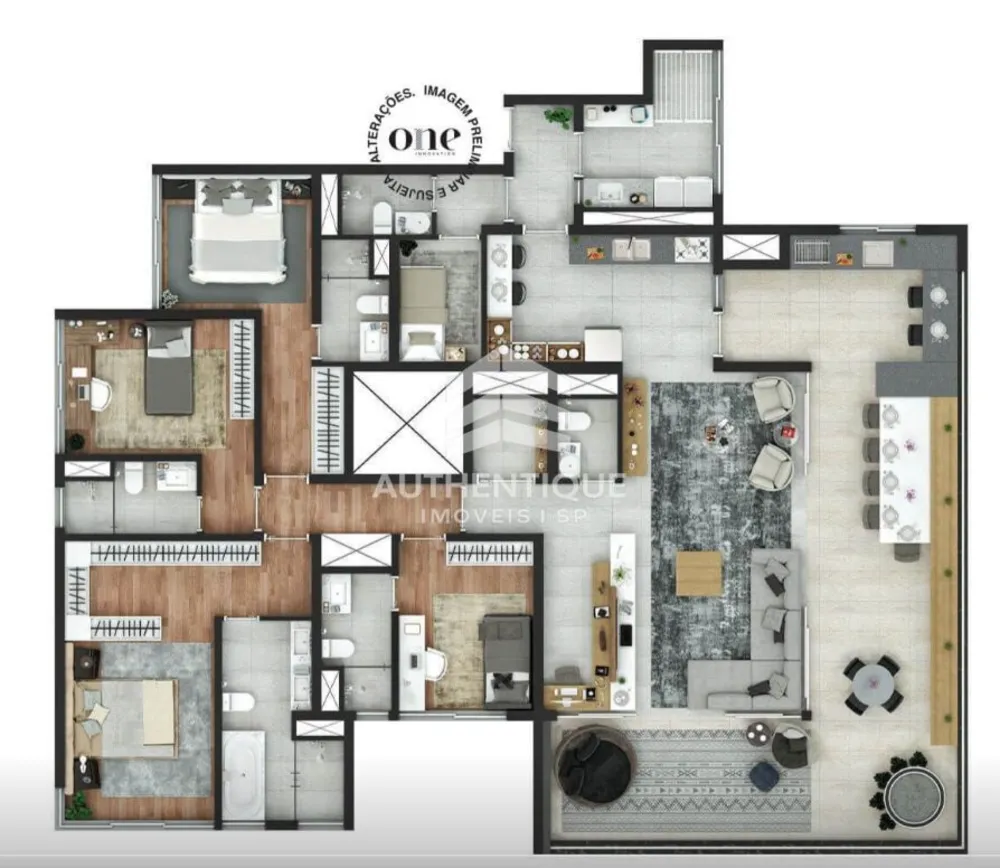Apartamento, 4 quartos, 230 m² - Foto 77