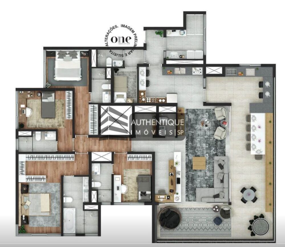 Apartamento, 4 quartos, 230 m² - Foto 50