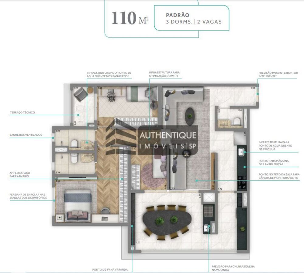 Apartamento, 2 quartos, 75 m² - Foto 8