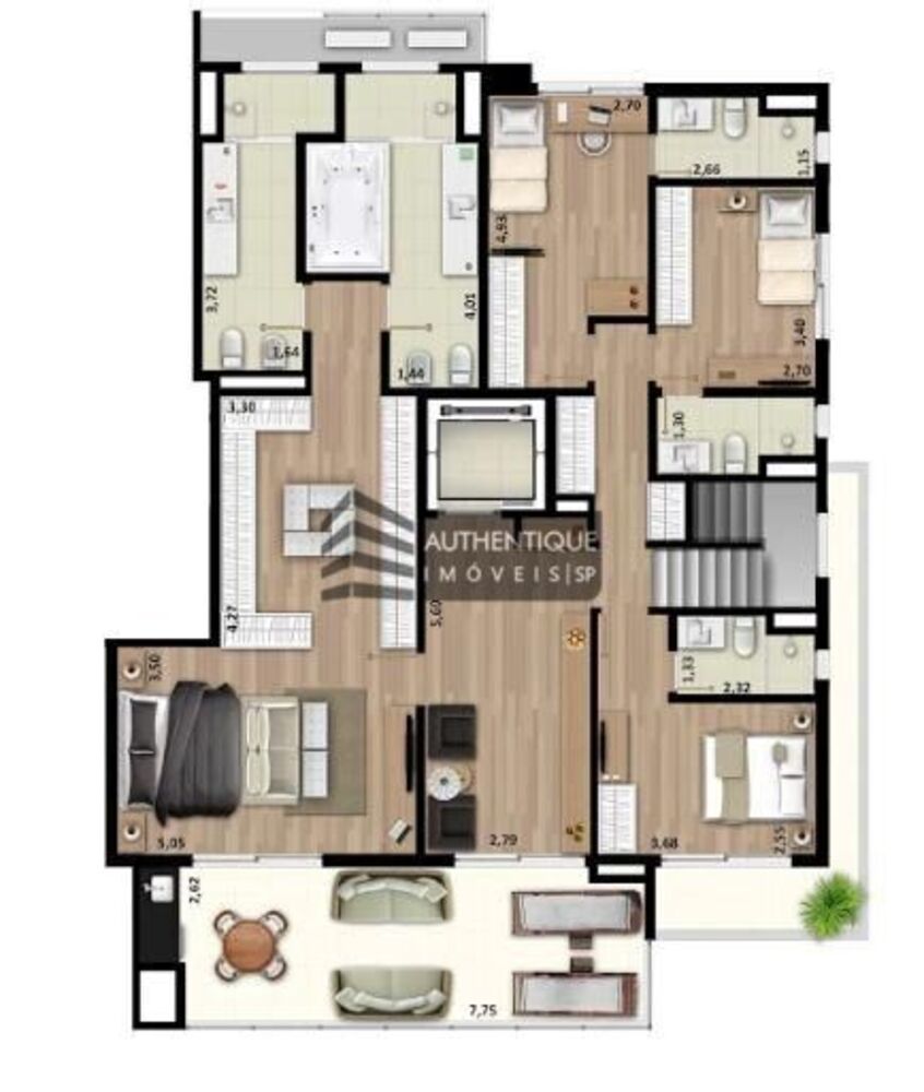 Apartamento, 3 quartos, 189 m² - Foto 20