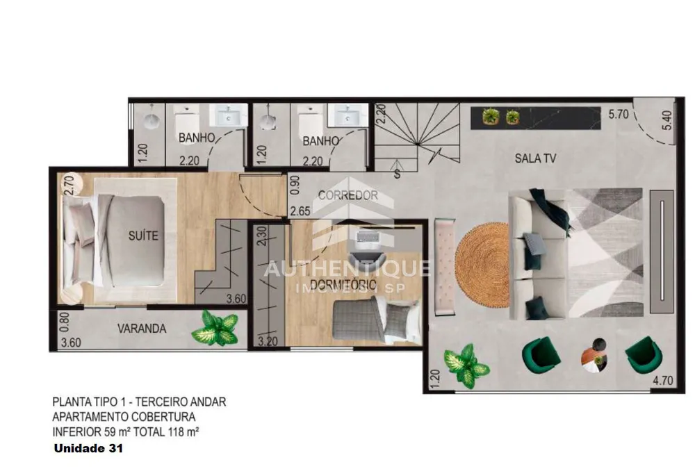 Apartamento, 2 quartos, 59 m² - Foto 29
