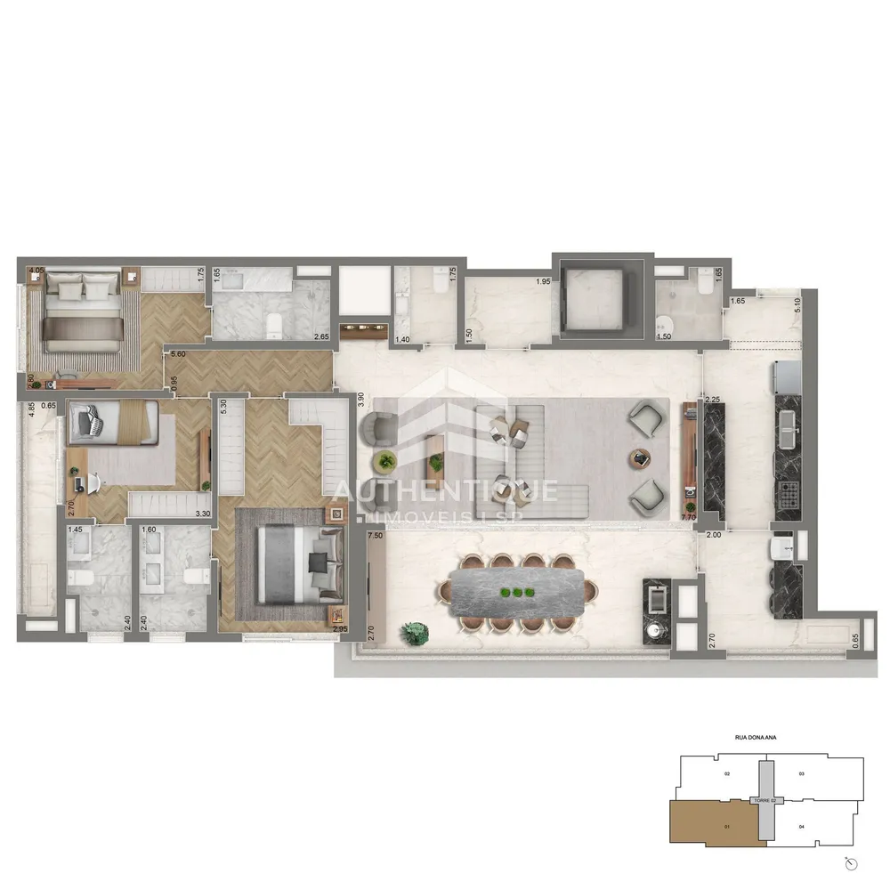 Apartamento, 3 quartos, 246 m² - Foto 4