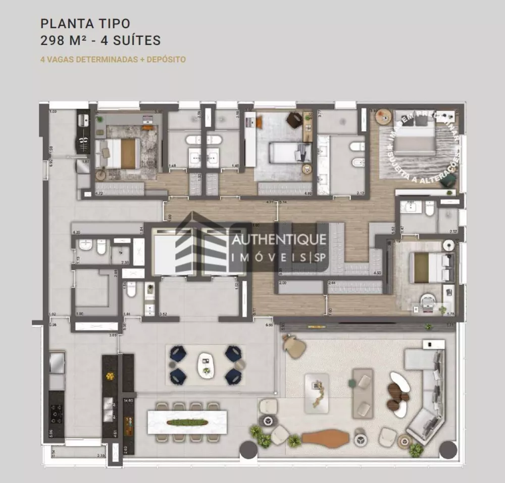 Cobertura, 4 quartos, 464 m² - Foto 25