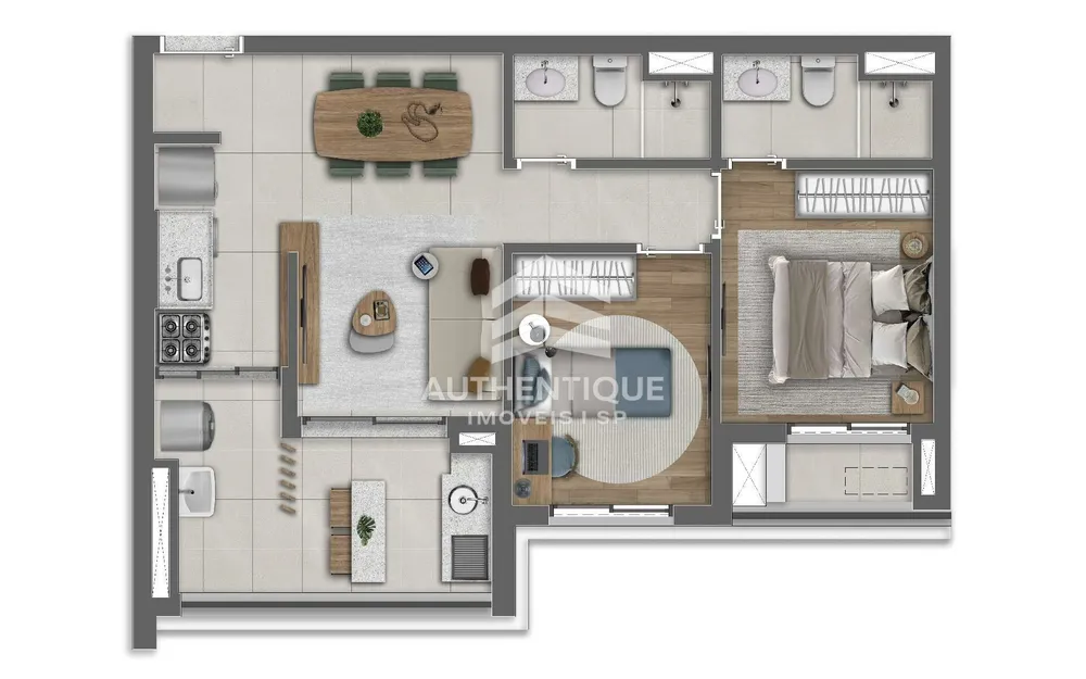Apartamento, 2 quartos, 61 m² - Foto 16