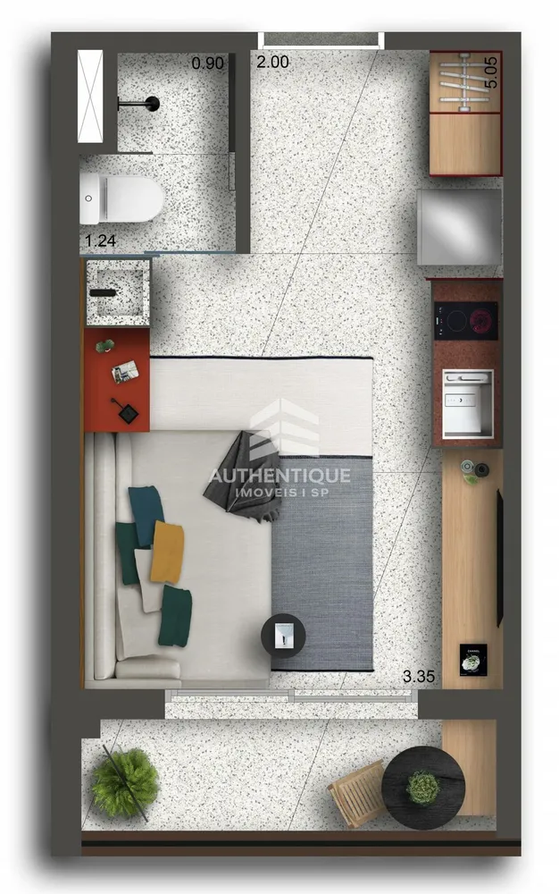 Apartamento, 1 quarto, 38 m² - Foto 10