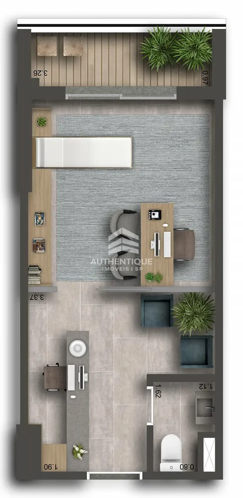 Apartamento, 1 quarto, 38 m² - Foto 11