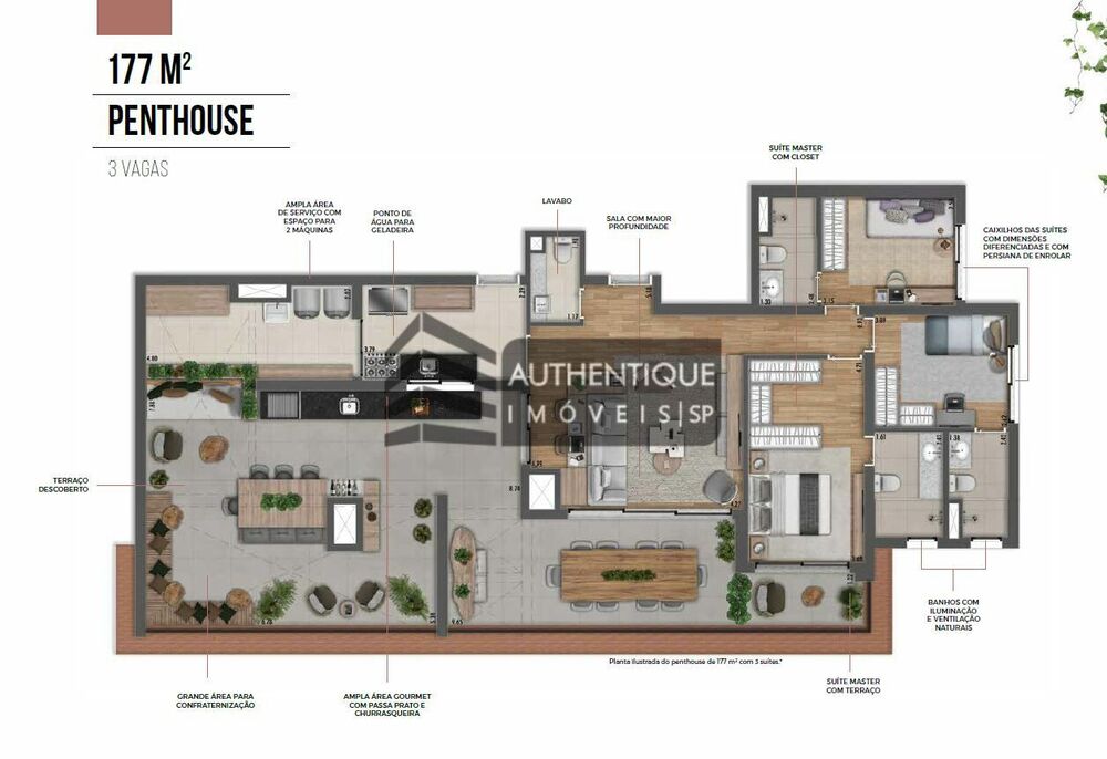 Apartamento à venda com 3 quartos, 117m² - Foto 5