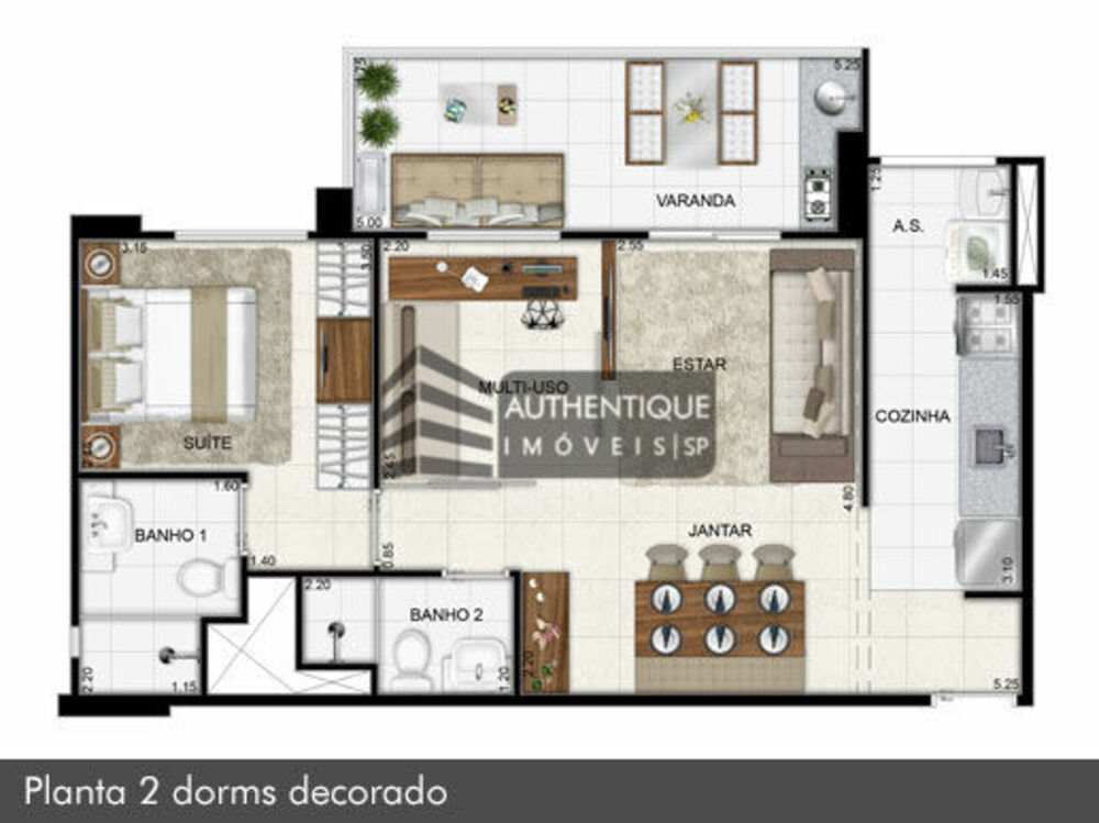 Apartamento, 1 quarto, 49 m² - Foto 4