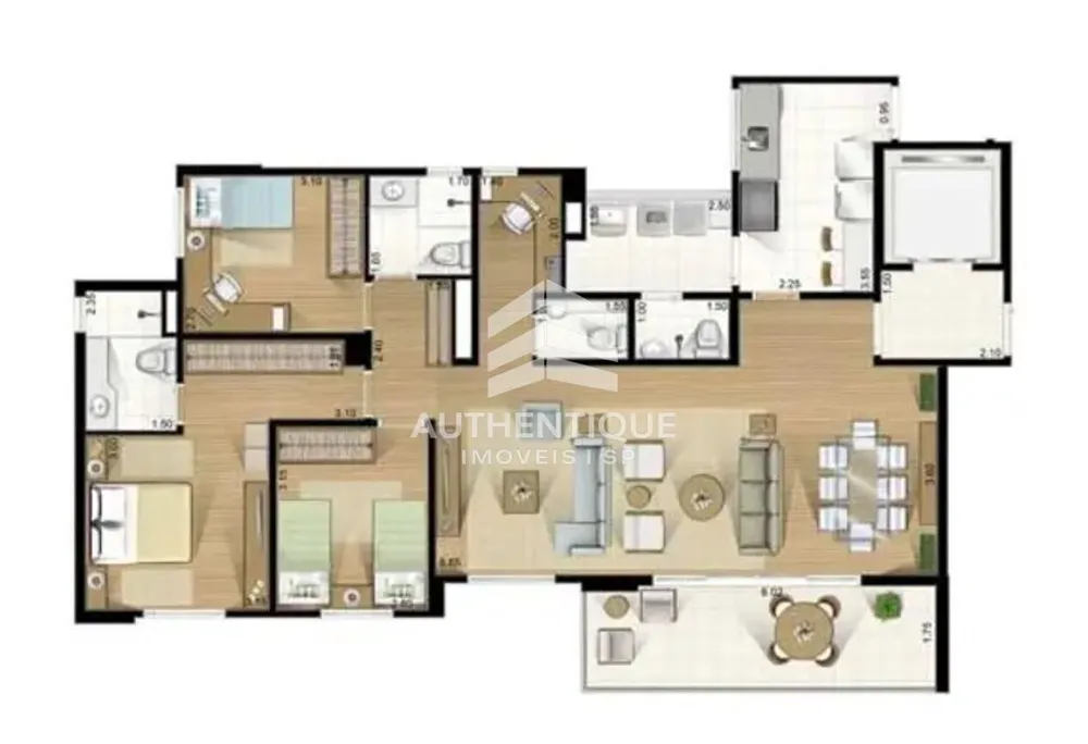 Apartamento, 3 quartos, 188 m² - Foto 19