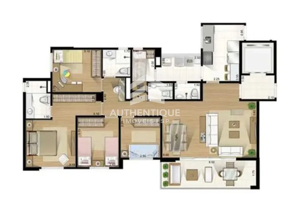 Apartamento, 3 quartos, 188 m² - Foto 20