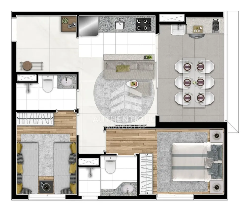 Apartamento, 2 quartos, 53 m² - Foto 16