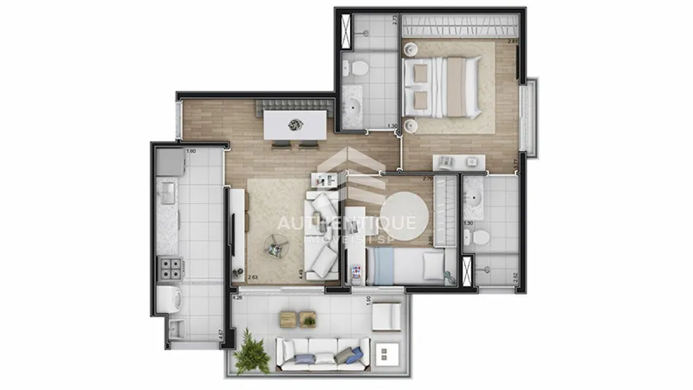 Apartamento, 2 quartos, 81 m² - Foto 22