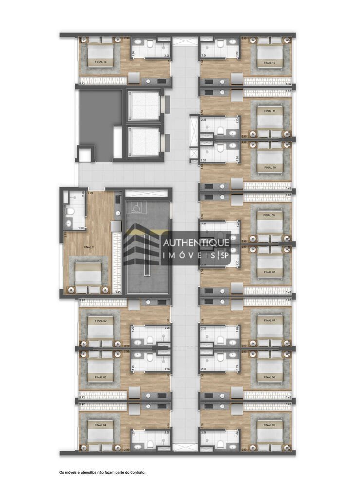 Apartamento, 1 quarto, 17 m² - Foto 4