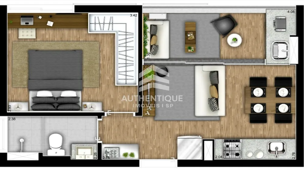 Apartamento, 1 quarto, 25 m² - Foto 15