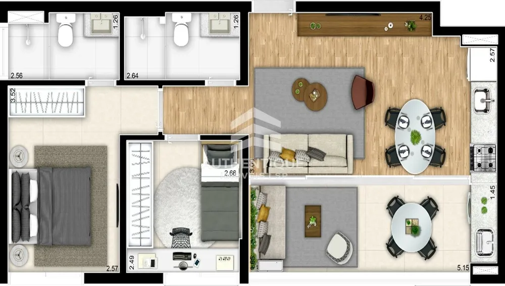 Apartamento, 1 quarto, 25 m² - Foto 13
