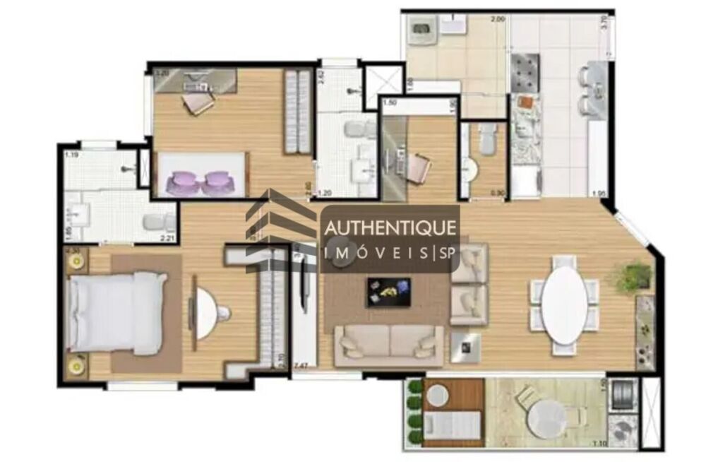 Apartamento, 1 quarto, 85 m² - Foto 11