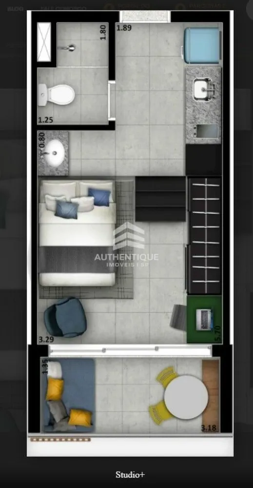 Apartamento, 1 quarto, 25 m² - Foto 7
