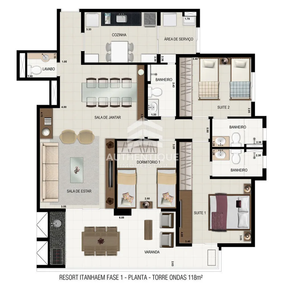 Apartamento, 2 quartos, 98 m² - Foto 12