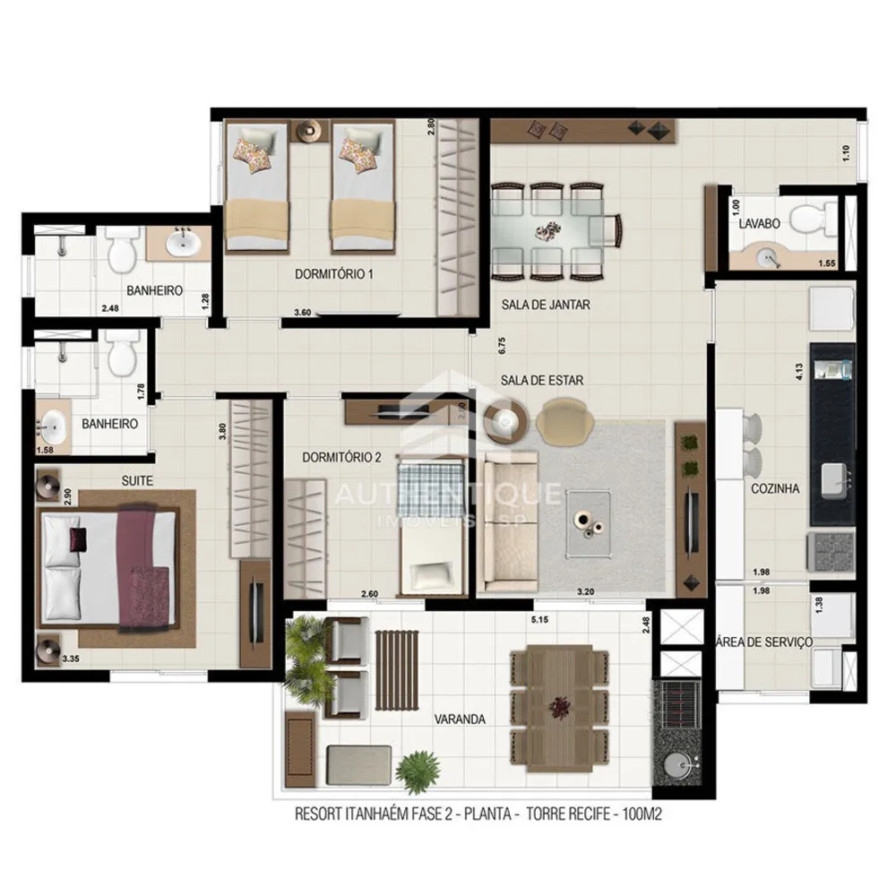 Apartamento, 2 quartos, 98 m² - Foto 11