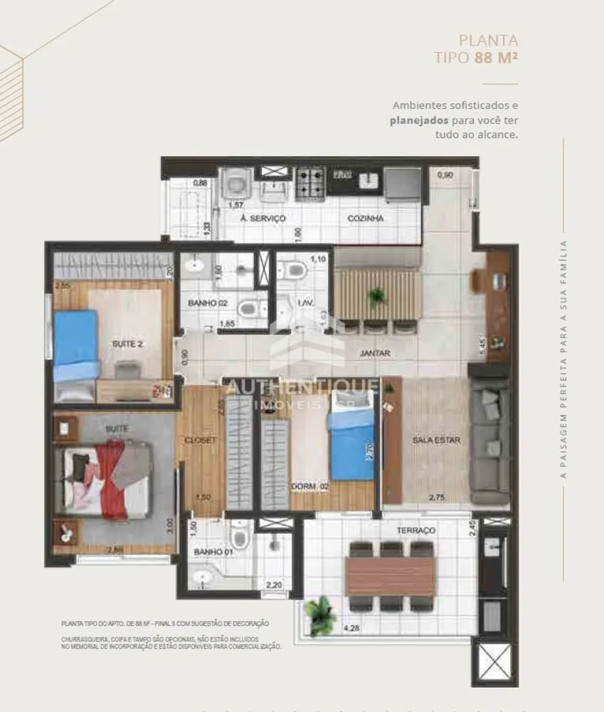 Apartamento, 2 quartos, 68 m² - Foto 13