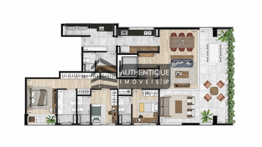 Apartamento, 2 quartos, 134 m² - Foto 6