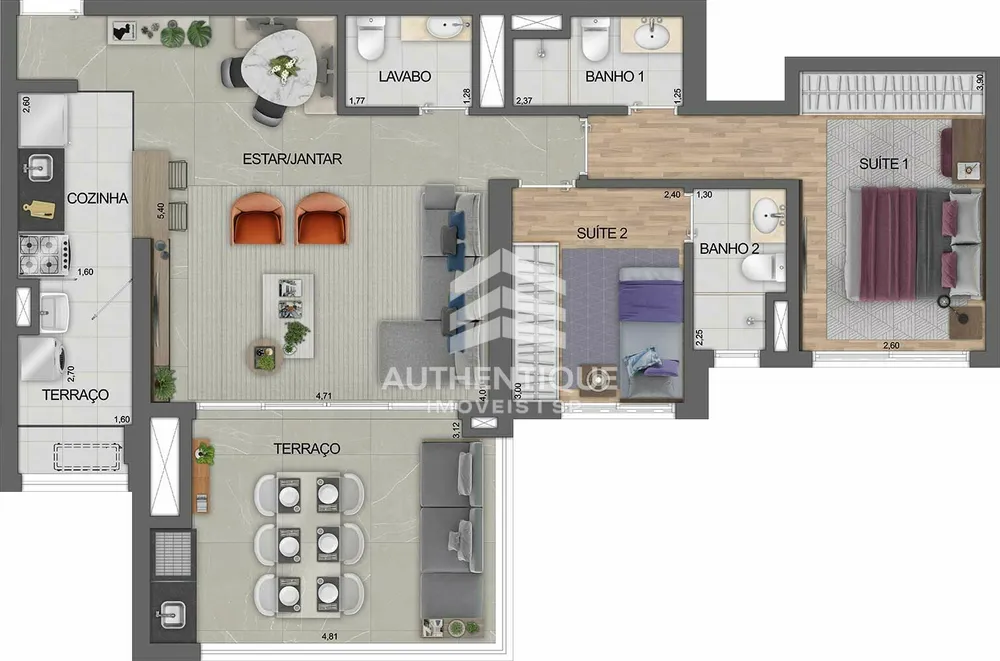 Apartamento, 3 quartos, 91 m² - Foto 18