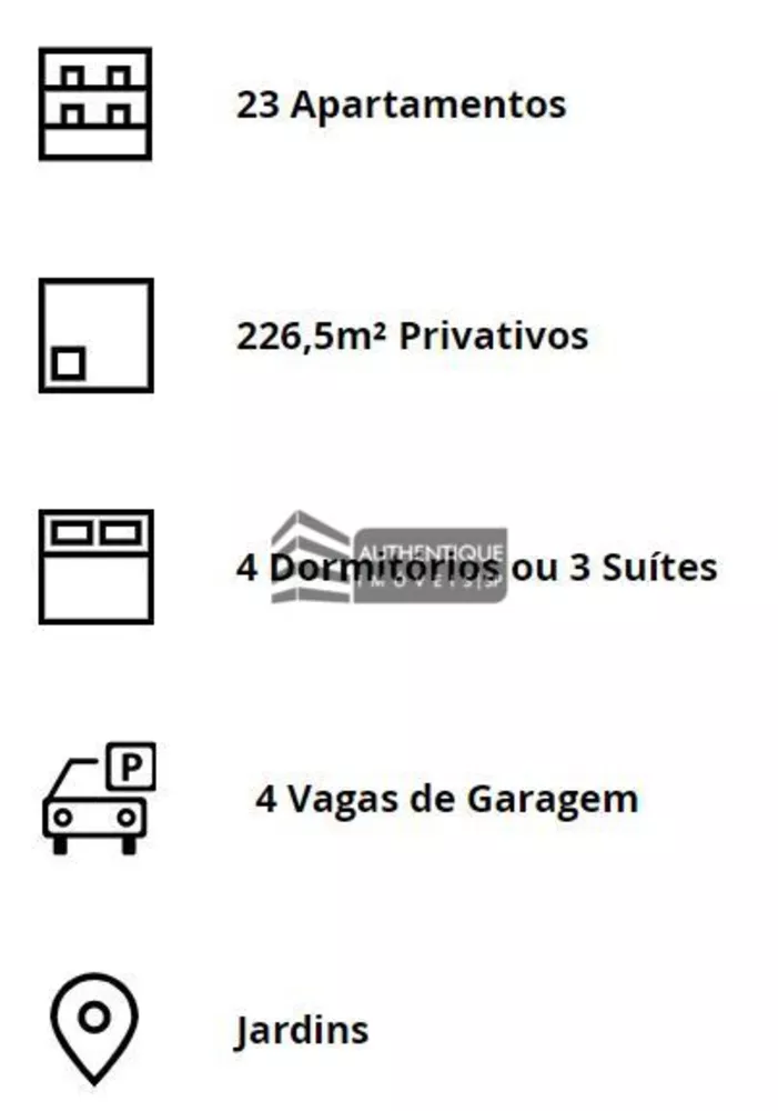 Apartamento à venda com 4 quartos, 226m² - Foto 4