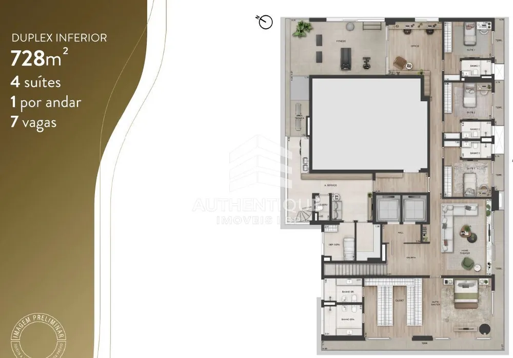 Apartamento, 4 quartos, 368 m² - Foto 15