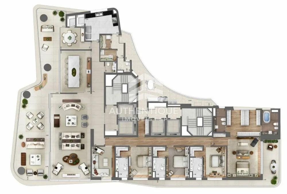 Apartamento, 4 quartos, 570 m² - Foto 4