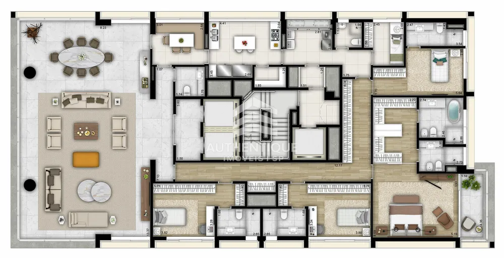 Cobertura, 4 quartos, 771 m² - Foto 9
