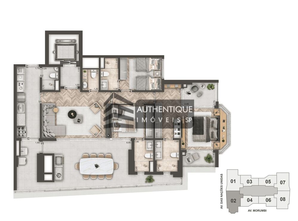 Apartamento, 3 quartos, 141 m² - Foto 5