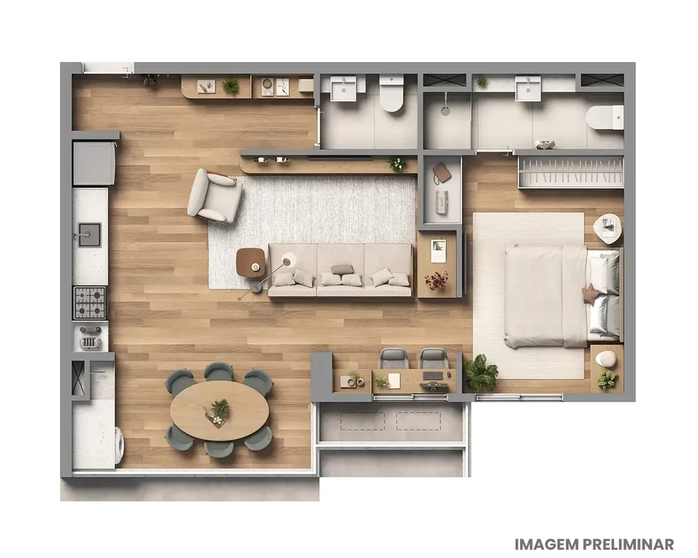 Apartamento, 3 quartos, 76 m² - Foto 12