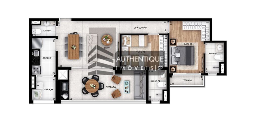 Apartamento, 2 quartos, 80 m² - Foto 20