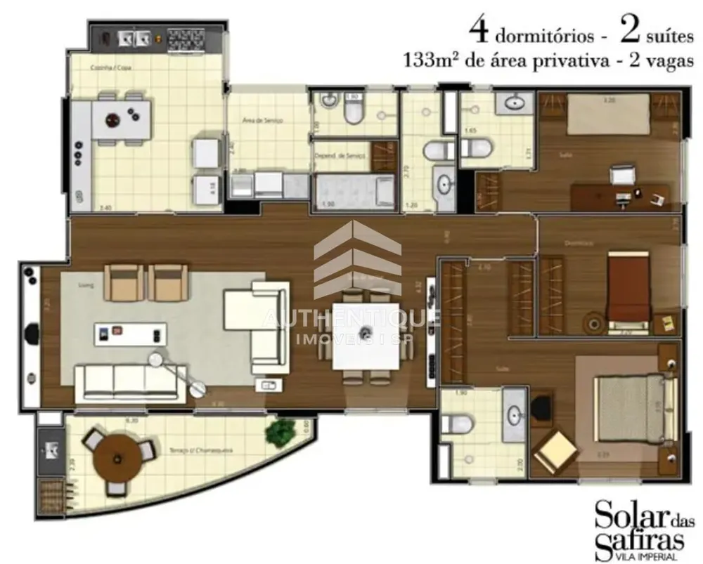 Apartamento, 3 quartos, 116 m² - Foto 6