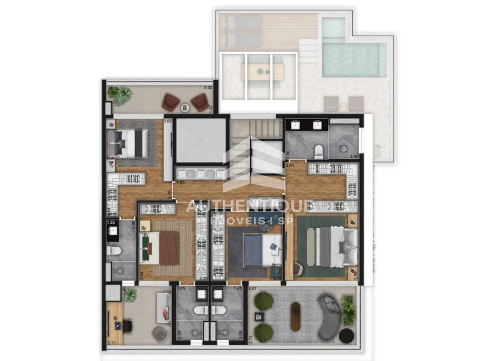 Apartamento, 3 quartos, 181 m² - Foto 8