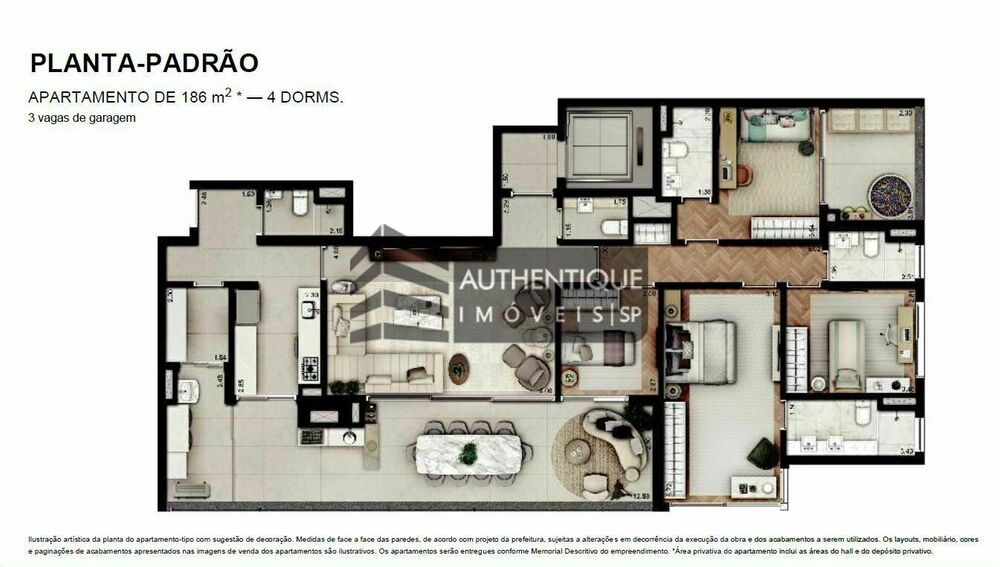 Apartamento, 4 quartos, 218 m² - Foto 16