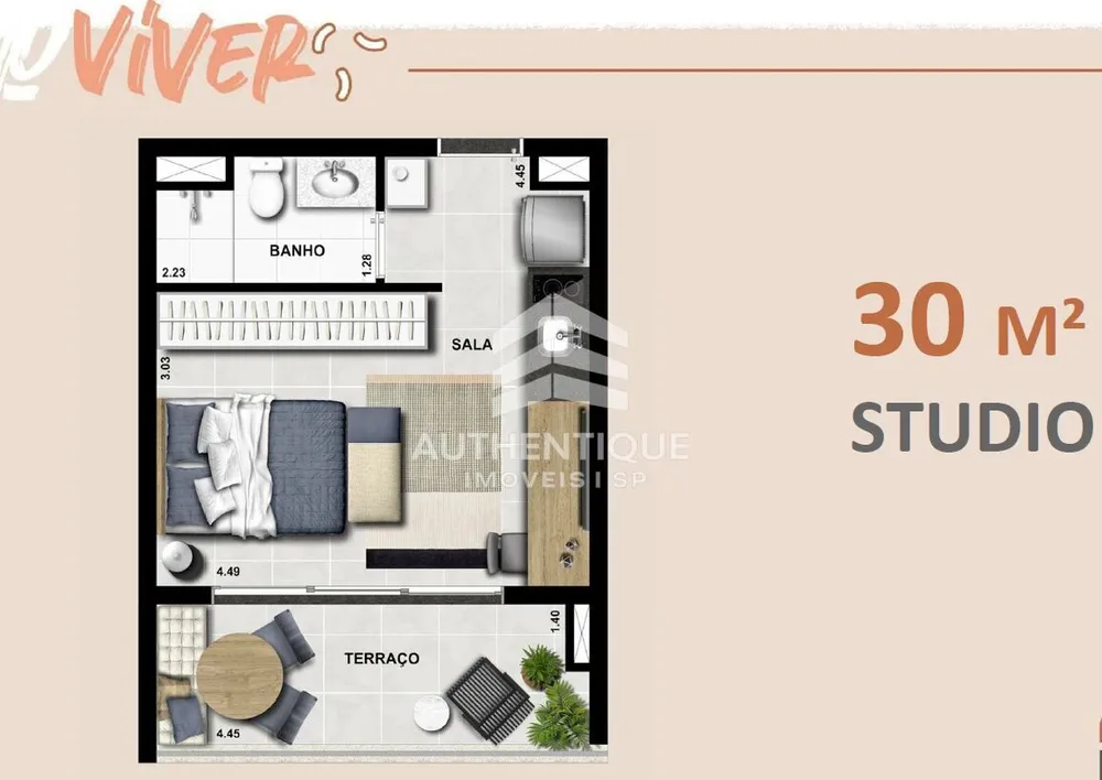 Apartamento, 1 quarto, 30 m² - Foto 25