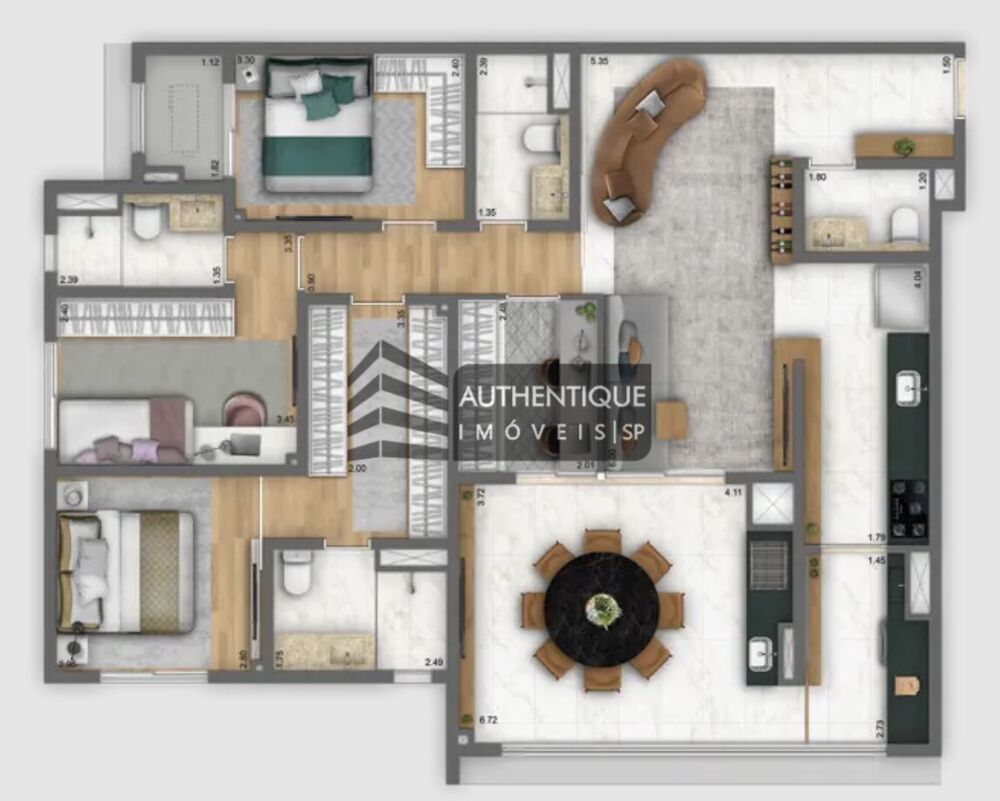 Apartamento, 2 quartos, 82 m² - Foto 1