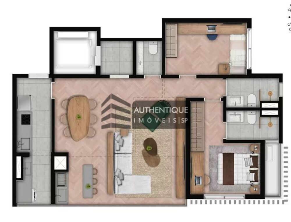 Apartamento, 3 quartos, 120 m² - Foto 7
