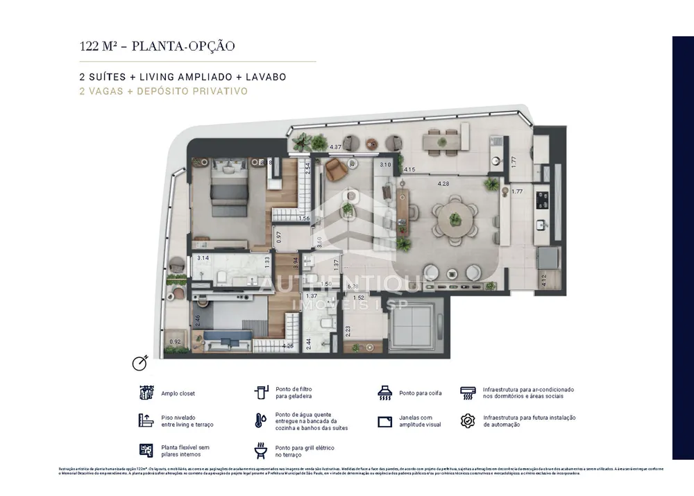 Apartamento, 2 quartos, 77 m² - Foto 7
