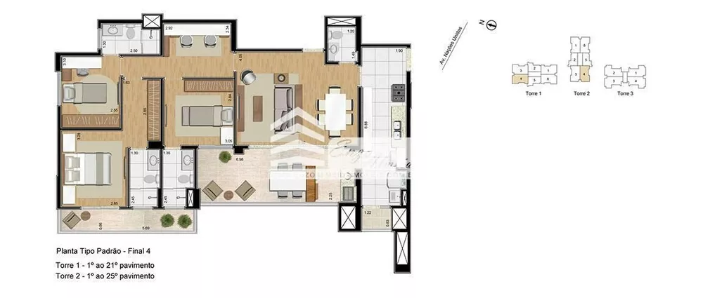 Apartamento à venda com 3 quartos, 127m² - Foto 26