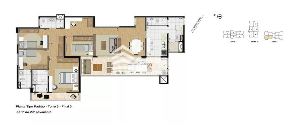 Apartamento à venda com 3 quartos, 127m² - Foto 25