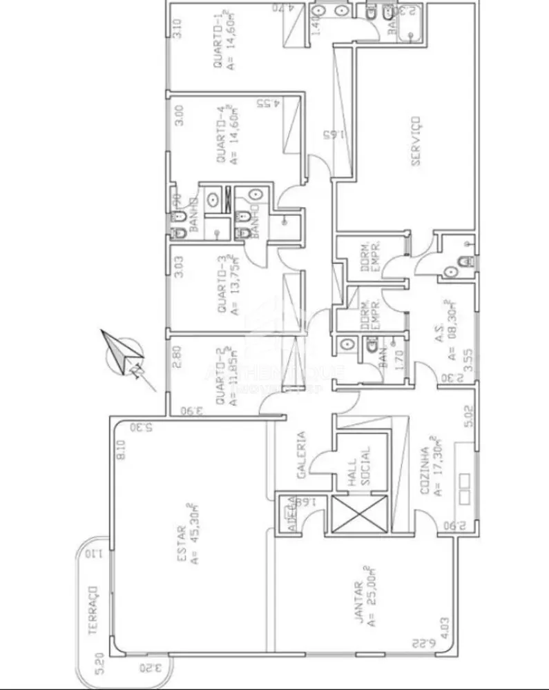 Apartamento, 3 quartos, 245 m² - Foto 12