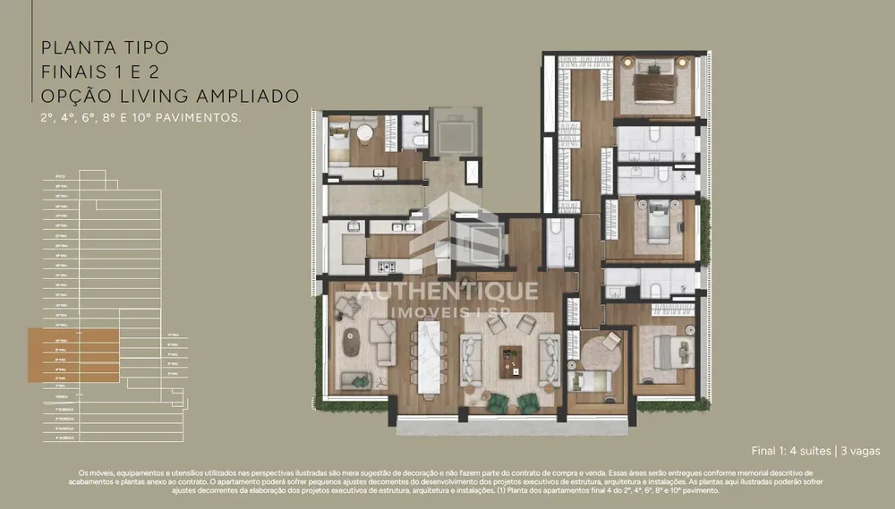 Apartamento, 4 quartos, 288 m² - Foto 12