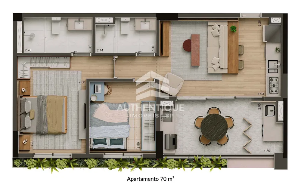 Apartamento, 2 quartos, 76 m² - Foto 15
