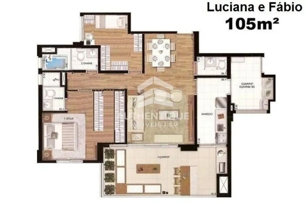 Apartamento, 2 quartos, 105 m² - Foto 21