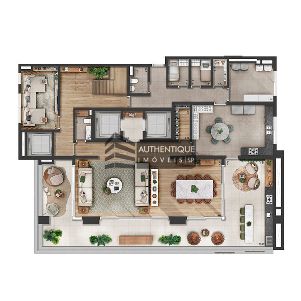 Cobertura, 5 quartos, 815 m² - Foto 3