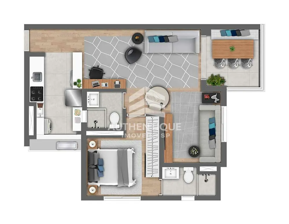 Apartamento, 2 quartos, 60 m² - Foto 8