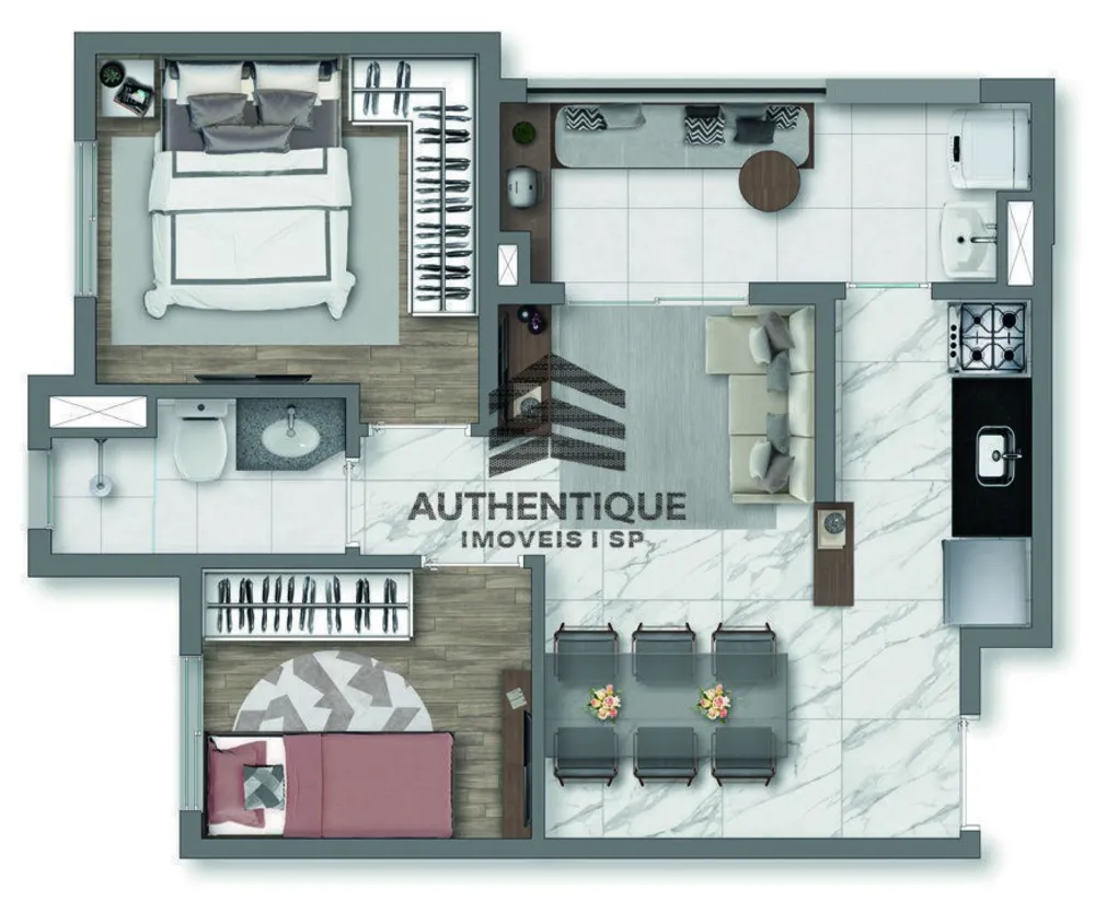 Apartamento, 2 quartos, 41 m² - Foto 39