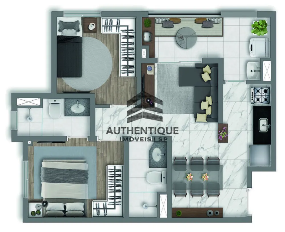Apartamento, 2 quartos, 41 m² - Foto 45